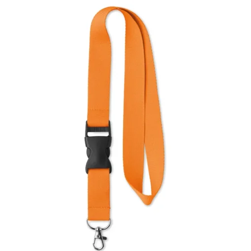 Gift Campaign Lanyards porta badge personalizzati con logo tessuto e fibbia Woven Plus> Lanyard E Porta Badge Personalizzati