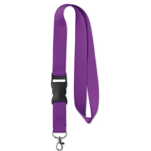 Gift Campaign Lanyards porta badge personalizzati con logo tessuto e fibbia Woven Plus> Lanyard E Porta Badge Personalizzati