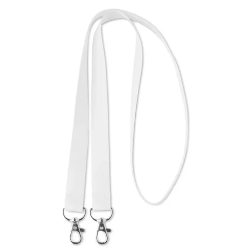 Gift Campaign Lanyards sublimatico con doppio moschettone in poliestere Duo Sublim> Lanyard E Porta Badge Personalizzati