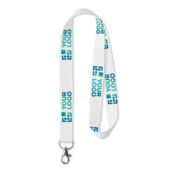Gift Campaign Lanyards sublimatico in plastica riciclata per eventi RPET Sublim> Lanyard E Porta Badge Personalizzati