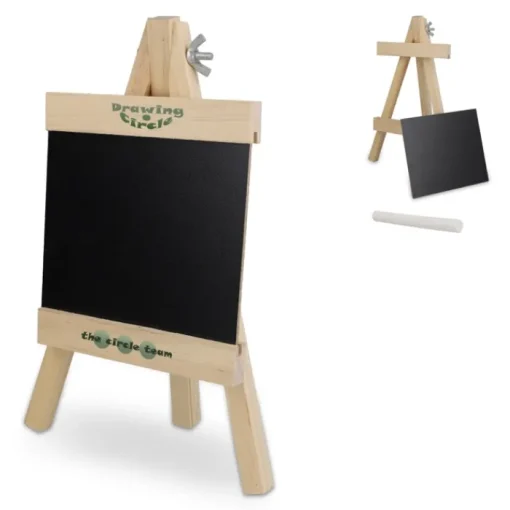 Gift Campaign Lavagnetta su cavalletto in legno con gesso> Altri Utensili Da Cucina|Gadget Per L'Ufficio