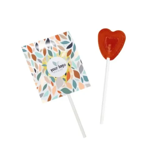 Gift Campaign Lecca-lecca originale a forma di cuore con confezione personalizzabile> Lecca-Lecca