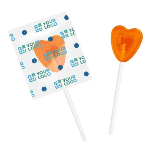 Gift Campaign Lecca-lecca piatto a forma di cuore> Lecca-Lecca