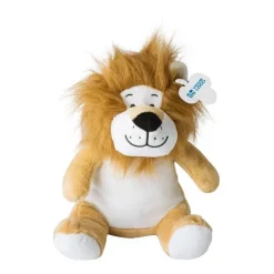 Gift Campaign Leoncino di peluche con etichetta personalizzabile e occhi ricamati></noscript> Peluche