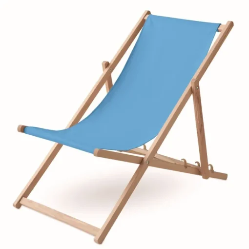 Gift Campaign Lettino in legno con posizioni diverse Sedia da spiaggia relax> Gadget Da Mare