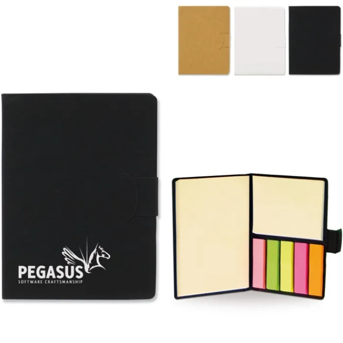 Gift Campaign Libretto di cartone con foglietti adesivi di diversi formati e colori> Post-It E Memo