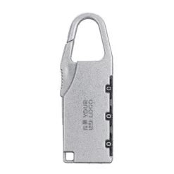 Gift Campaign Lucchetto numerico in zinco personalizzabile con moschettone></noscript> Accessori Da Viaggio