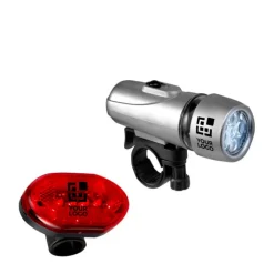 Gift Campaign Luci da bicicletta in ABS con 5 Led e 3 modalità di intermittenza></noscript> Gadget Per Bicicletta