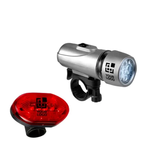 Gift Campaign Luci da bicicletta in ABS con 5 Led e 3 modalità di intermittenza> Gadget Per Bicicletta