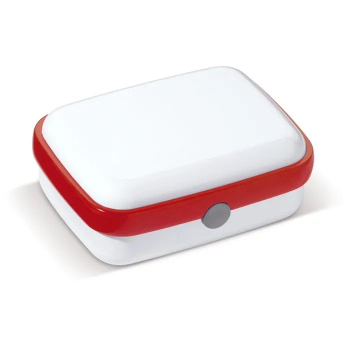 Gift Campaign Lunch box bicolore con logo in plastica rigida resistente da 1.000ml> Porta Pranzo