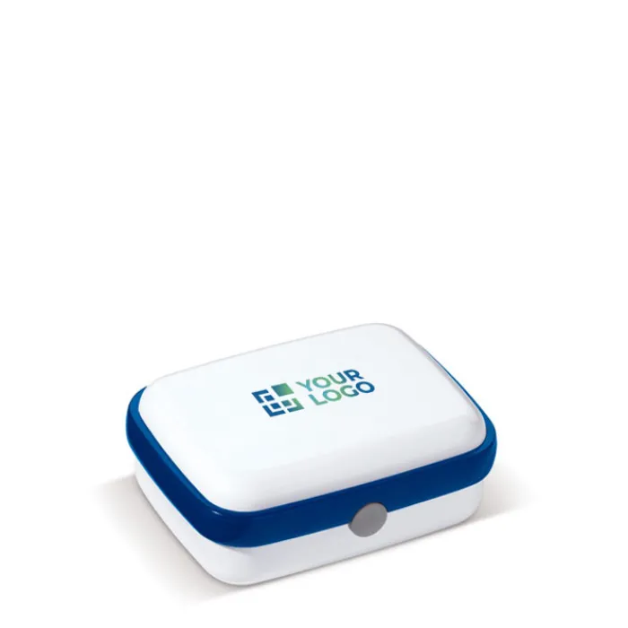 Gift Campaign Lunch box bicolore con logo in plastica rigida resistente da 1.000ml> Porta Pranzo