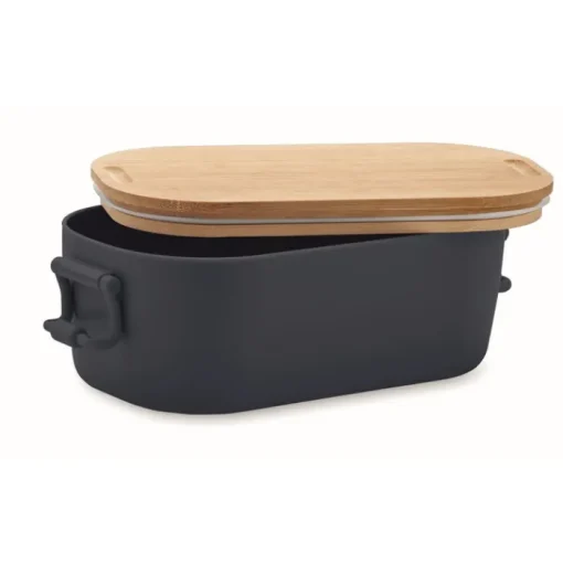 Gift Campaign Lunch box con coperchio in bambù e chiusura laterale a clip 700ml> Porta Pranzo