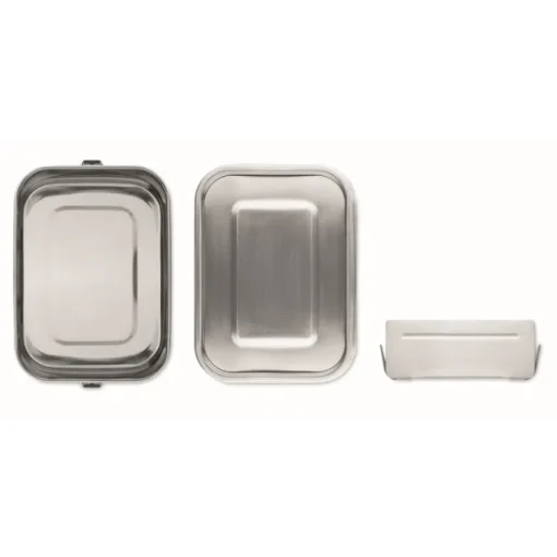 Gift Campaign Lunch box con logo e separatore interno in acciaio 1,2L Inox Space> Porta Pranzo