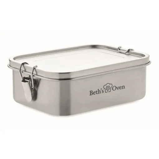 Gift Campaign Lunch box con logo e separatore interno in acciaio 1,2L Inox Space> Porta Pranzo