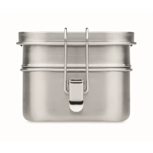 Gift Campaign Lunch box in acciaio inossidabile con 2 scomparti 1,2L Double> Porta Pranzo