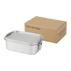 Gift Campaign Lunch box in acciaio inossidabile riciclato con logo da 750 ml> Porta Pranzo