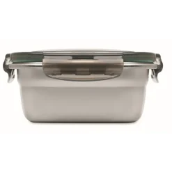Gift Campaign Lunch box in acciaio inox riciclato con coperchio a 4 chiusure 850ml></noscript> Porta Pranzo