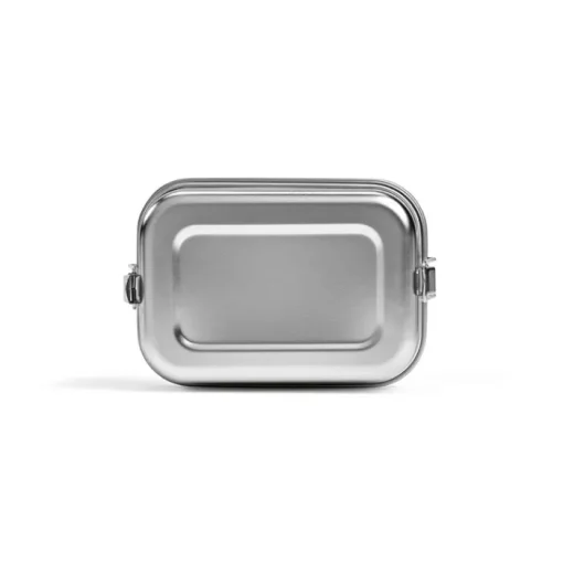 Gift Campaign Lunch box in acciaio inox riciclato satinato con fibbie laterali 1,05l> Porta Pranzo