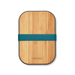 Gift Campaign Lunch box in acciaio inox con coperchio e fascia Black+Blum da 1,25l><noscript><img width=