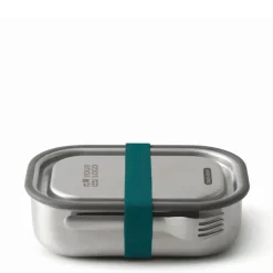 Gift Campaign Lunch box in acciaio inox con posate e fascia Black+Blum da 1 litro><noscript><img width=
