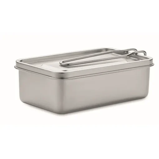 Gift Campaign Lunch box in acciaio inox con manico estraibile da 750ml> Porta Pranzo
