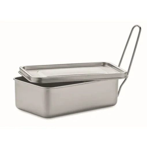 Gift Campaign Lunch box in acciaio inox con manico estraibile da 750ml> Porta Pranzo