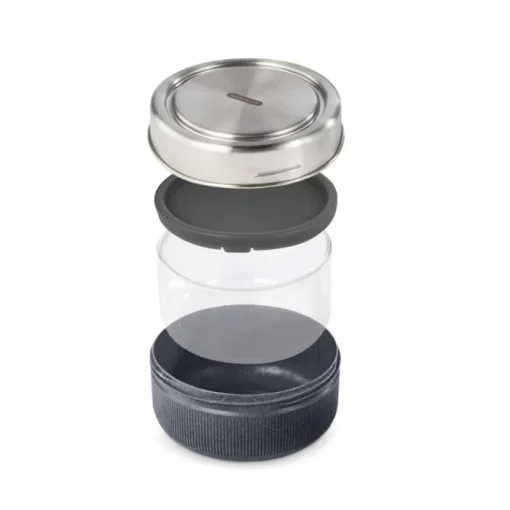 Gift Campaign Lunch box in vetro con coperchio in silicone Black+Blum da 750ml> Porta Pranzo
