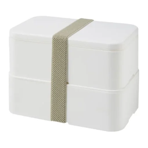 Gift Campaign Lunch box personalizzabili con due scomparti in RPET 1,4L MIYO> Porta Pranzo