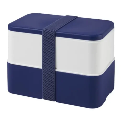 Gift Campaign Lunch box personalizzabili con due scomparti in RPET 1,4L MIYO> Porta Pranzo