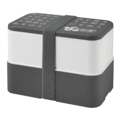 Gift Campaign Lunch box personalizzabili con due scomparti in RPET 1,4L MIYO></noscript> Porta Pranzo