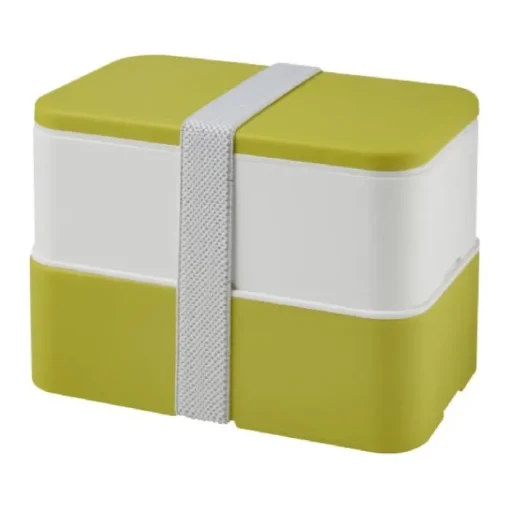 Gift Campaign Lunch box personalizzabili con due scomparti in RPET 1,4L MIYO> Porta Pranzo