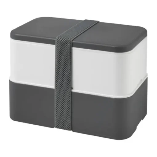Gift Campaign Lunch box personalizzabili con due scomparti in RPET 1,4L MIYO> Porta Pranzo