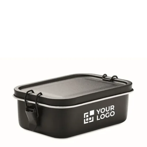Gift Campaign Lunch box personalizzata con separatore e chiusura acciaio 750ml Split> Porta Pranzo