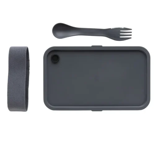 Gift Campaign Lunch box personalizzati in plastica con separatore e posate 1,2L Carry> Porta Pranzo