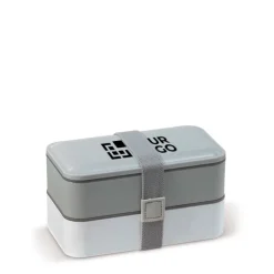 Gift Campaign Lunch box stile bento a due piani con più scomparti e posate 1.250ml></noscript> Porta Pranzo