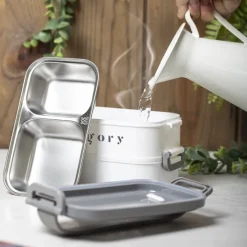 Gift Campaign Lunch box termico in PP con 2 vassoi in acciaio 850ml Foodie> Porta Pranzo