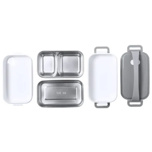 Gift Campaign Lunch box termico in PP con 2 vassoi in acciaio 850ml Foodie> Porta Pranzo