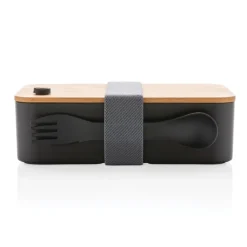 Gift Campaign Lunchbox in PP riciclato con coperchio in bambù Complete Bamboo Eco><noscript><img width=