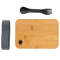 Gift Campaign Lunchbox in PP riciclato con coperchio in bambù Complete Bamboo Eco><noscript><img width=