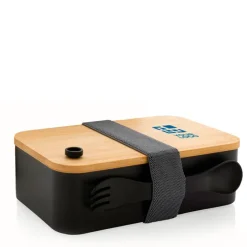 Gift Campaign Lunchbox in PP riciclato con coperchio in bambù Complete Bamboo Eco><noscript><img width=