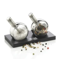 Gift Campaign Macina sale e pepe dal design innovativo con base personalizzabile Orbit></noscript> Altri Utensili Da Cucina