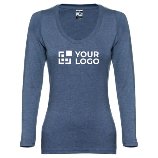 Gift Campaign Maglia a maniche lunghe da donna in cotone 150 g/m2 THC Bucharest> Magliette Personalizzate