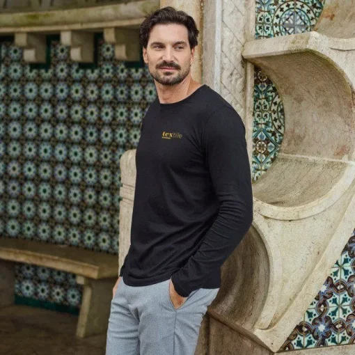 Gift Campaign Maglia a maniche lunghe da uomo in jersey cotone 150g/m2 THC Bucharest> Magliette Personalizzate