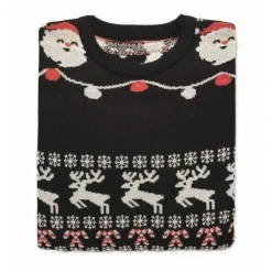 Gift Campaign Maglione natalizio in acrilico con 10 lucine a LED taglia L/XL></noscript> Gadget Natalizi