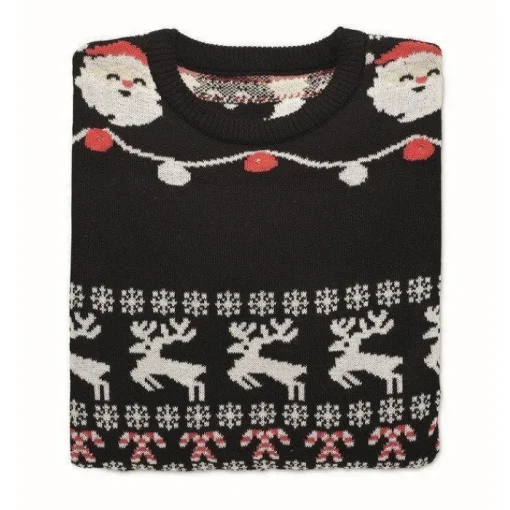 Gift Campaign Maglione natalizio in acrilico con 10 lucine a LED taglia L/XL> Gadget Natalizi