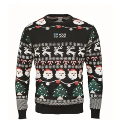 Gift Campaign Maglione natalizio in acrilico con 10 lucine a LED taglia L/XL></noscript> Gadget Natalizi