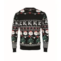 Gift Campaign Maglione natalizio in acrilico con 10 lucine a LED taglia S/M> Gadget Natalizi