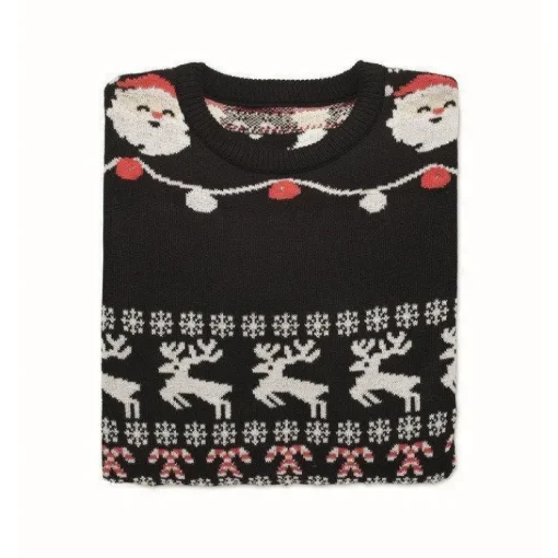 Gift Campaign Maglione natalizio in acrilico con 10 lucine a LED taglia S/M> Gadget Natalizi