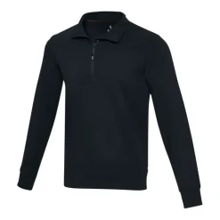 Gift Campaign Maglione unisex in tessuto riciclato con zip corta 280g/m2 Elevate NXT><noscript><img width=