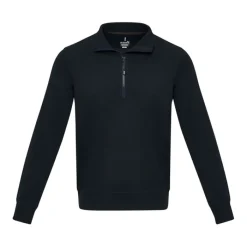 Gift Campaign Maglione unisex in tessuto riciclato con zip corta 280g/m2 Elevate NXT><noscript><img width=